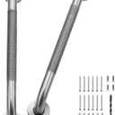 Grab Bars for Shower 2 Pack 16-Inch, Stainless Steel Anti-Slip Safety Shower Handle for Elderly Bathroom Wall Support Handicap Handicap Grab Bars for Seniors, Brushed Nickel