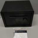 AEGIS Biometric Fingerprint Home Safe, 1.0 Cubic Feet Small Digital Security Hidden Safe Quick Access Unlock with Fingerprint/Keypad/Key for Cash, Jewelry, Document