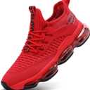 Mens Running Shoes Air Cushion Tennis Walking Sneakers Casual Sport Gym Jogging Red, 12