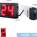 Shot Clock Basketball Timer,12/24/25/30/35/40/60 Seconds Countdown Timer, Portable Shot Clock with Buzzer for All Sports