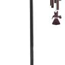 TAGEPUJIE 34-63" Adjustable Shepherd Hook Stand with Round Base Stand for Bird Feeders, Lanterns, Wind Chimes, Indoor and Outdoor Use on Patio, Yard or Porch