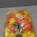 6 Pcs Diwali Artificial Marigold Garland Indian Marigold Flowers Garlands Hanging Indian Garland Yellow Orange Wedding Party Garlands Decor for Room, Door, Fireplace, Stairs