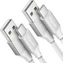 Etguuds USB A to USB C Cable 4ft, 2-Pack, 3A Fast Charging Type C Charger Cord for iPhone 17 16 15 Pro Max 16e 17 Air, Samsung Galaxy S25 S24 S23 S22 S21 S20 A17 A16 A56 A55 Flip Fold, White