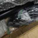 12FT Industrial Metal Stair Handrail, Round Pipe Stair Railing for Indoor/ Outdoor Steps, Wall Mount Support Staircase Handrails, 440LBS Load Capacity Hand Rails, Safety Grab Bar Porch Stairway Railing