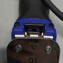 Andis 68520 Excel Professional 5-Speed Detachable Blade Clipper Kit - Animal/Dog Grooming, Rotary Motor, Soft-Grip Anti-Slip Housing, 14-Inch Cord, for All Coats & Breeds, SMC, Blue