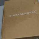StorageWorks Wooden Hangers 6 Pack, Extra Wide Shoulder Wood Coat Hanger for Coats, Shirts, Jackets, Pants, Suits, Light Walnut Color