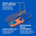 Dr. Scholls Extra Comfort Support Insoles Men, Size 8-14, 1 Pair: All-Day Comfort Shoe Inserts with Massaging Gel for Big & Tall Men, 200lbs+, Wide Feet - Arch Support Inserts for Men, Trim to Fit