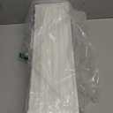 6 PCS Plastic Plant Tray Saucer, Rectangular Window Sill Plant Tray for Indoors Outdoor Flower Pots for Window Shelf, Clear Thick Plastic Plant Trays for Succulent Pot Planter, Square Plant Saucers (White)