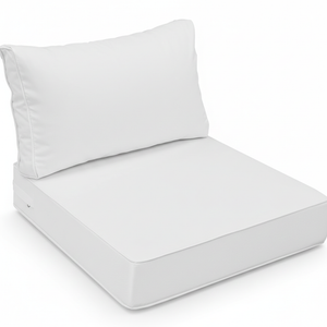 AAAAAcessories Outdoor Deep Seat Cushions, Waterproof, Fade-Resistant Patio Furniture Replacement Cushions, 23.5" x 25.5" x 5" + 23.5" x 13.5"