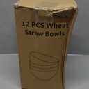 12 Pcs Unbreakable Cereal Bowls Set, 26 Oz Wheat Straw Bowls Set, Microwave & Dishwasher Safe Bowls for Kitchen, Reusable Plastic Bowls for Soup, Salad and Snack, BPA Free, Multicolor