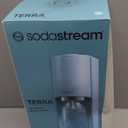 SodaStream Terra Sparkling Water Maker (Misty Blue) with CO2 and Dishwasher Safe Bottle