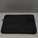 Laptop Case Sleeve Durable Shockproof Protective Computer Carrying Cover with Front Pocket, Briefcase Handbags Laptop Sleeve Bag HP, Dell, Acer, Asus, Notebook, Black 17.5x11.5