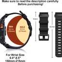 Adjustable 22mm Nylon Bands for Garmin Epix Pro 47mm, Fenix 8/7/6/5 (47mm) Band - Quick Fit 22 Watch Band for EPIX 2 47MM & Forerunner 955/965 - Nylon Watch Band for GARMIN