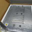 VocalStar 18 x 26 Inch Silver Bathroom Mirror for Wall, Metal Framed Rounded Rectangle Vanity Mirror Modern Farmhouse, 1/4-inch Shatterproof Glass | Ultra-Flush Hanging