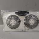 Bionaire Window Fan with Reversible Airflow Blades – 3-Speed Settings, Programmable Thermostat, LED Display, Remote Control, Fits 24–36" Windows, No Assembly Required