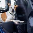 Dog Car Seat Extender with Storage - Gap Filler Platform for Large Dogs - Supports Up to 200 lbs - Car & SUV Travel Accessory
