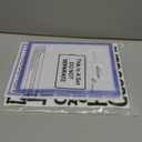 PerKoop 36 Sheets Science Fair Board Poster Boards Supplies 24 Self Adhesive Presentation Subtitles 4 Science Fair Project Titles 8 Personalized Letter Sticker for Classroom(Gradient Blue)