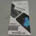 Spy-Fy Privacy case Compatible with iPhone 15 Pro with Camera Covers Front and Rear | Smokey | Magsafe Compatible and Kickstand | Protect Your Phone | 6-Foot Drop Proof | 6,1 Inch | Camera Protection