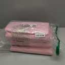 IMPROVIA Washable Underpads, Heavy Absorbency Reusable Incontinence Pads for Kids, Adults, Elderly, and Pets, Waterproof Protection Floor (Pink and White, 34" x 36" - Pack of 4)