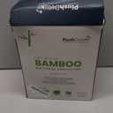 PlushDeluxe Premium Bamboo Mattress Protector  Queen Size, Waterproof, & Ultra Soft Breathable Noiseless Washable Bed Mattress Cover for Comfort & Protection - White