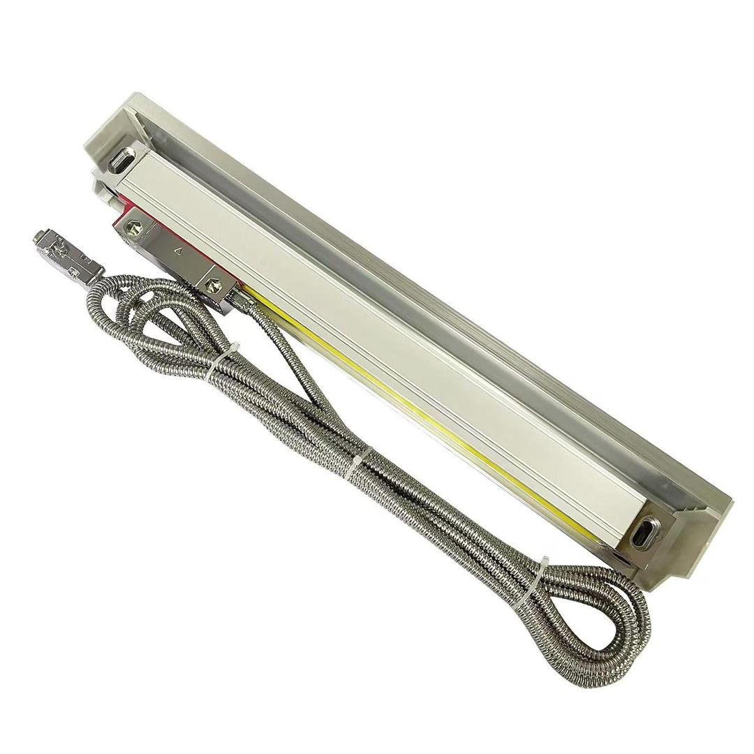 Digital Readout 2 Axis 3 Axis DRO Display Linear Optical Linear Scale Encoder 5um 520mm (20") Travel Length for Milling Mill Machine Lathe Machine(520mm)