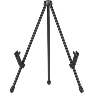 Amazon Basics Tabletop Instant Easel, Black Steel, Portable Tripod for Paintings, Signs, Posters, Adjustable Display