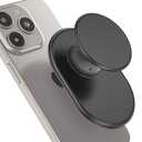 POPSOCKETS Magnetic Phone Grip Holder for Magsafe Phone Grips, Magnetic Expandable Collapsible Phone Grip Stand Holder with Kickstand for Magsafe Stand Compatible with iPhone 17 16 15 14 13 Series, Black