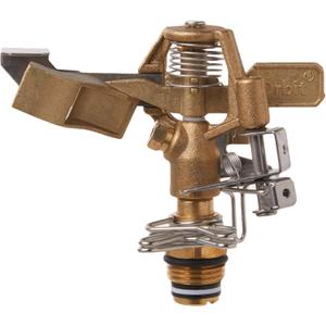 Orbit 55032 1/2" BRS Sprinkler Head, Connection, Silver and Gold