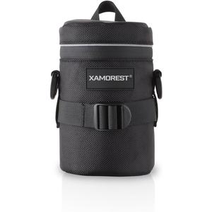 Camera Lens Case Lens Bag Compatible (4.13" x 7.28"(Nylon, Black))