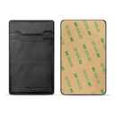 5 x  Leather Adhesive Pocket Card Holder with Two Slots In Black