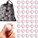 40 Pcs Mini Foam Baseballs 1.18 Inch Stress Balls with Drawstring Mesh Bag Baseball Party Favors Soft Foam Mini Sport Ball for Anxiety Relief Relaxation Part