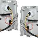 labwork DRL Fog Lights Assembly 8151147060 8152147060 Replacement for 2012-2015 Prius Clear Lens Left+Right Side (Passenger & Driver Side)