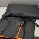 Dog Car Seat Cover, 600D Heavy Durable Dog Seat Cover for Back Seat, 100% Waterproof Scratch Proof Nonslip Dog Hammock for Car with Side Flap, Pet Seat Covers with SeatBelt for Cars Sedan SUV Trucks (Standard (53.9*57.9 ), Orange&Black)