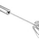 Stainless Steel Egg Whisk, Hand Push Rotary Whisk Blender, Versatile Milk Frother, Hand Push Mixer Stirrer