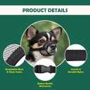 Dog Muzzle for Large Dogs Breathable Air Mesh Muzzle for Large Sized Dog | Mussels for Dogs Grooming | Muzzles to Prevent Biting Barking Chewing | Allows Panting and Drinking