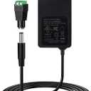 12V 5A DC Power Supply Adapter,UL Listed 12V 60W Power Supply with 5.5x2.1mm Plug&LED Plug,100V-240V 50-60Hz AC/DC Power Adapter 12 Volt 5Amp Power Supply for LED Strip Lights CCTV Camera
