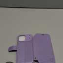 Amazon.com: VANAVAGY Wallet Case Compatible for iPhone 17 Pro Max 6.9-inch 2025, Folio Flip Case with Wrist Strap RFID Blocking Card Holder Kickstand, PU Leather Shockproof Cover Screen Protector, Clove Purple : Cell Phones & Accessories