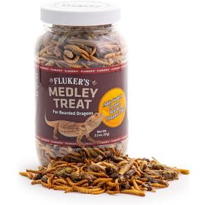 2 x Fluker's Bearded Dragon Medley Treat Food, 3.2-Ounce (72023)