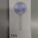 Mudder Rhinestone Handheld Fan Crystal Bling Mini Personal Fan Glitter Bedazzled Portable USB Rechargeable & Battery Operated for Girls Women Outdoor Travel Indoor Makeup Office(Pink,Foldable)