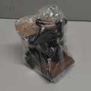 DOMMI Guitar Wall Mount 4 Pack, Guitar Holder with Rotatable Soft Guitar Hook for All Size Guitars, Hardwood U-Shaped Guitar Hanger Wall Mount for Acoustic, Electric Guitar, Bass, Black Walnut