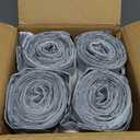 Plasticplace 8 Gallon Trash Bags -White Drawstring Garbage Can Liners - 200 Count - Leak-Resistant and Tear-Proof for Kitchen, Bathroom, Office, and Small Trash Cans 0.7 Mil
