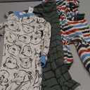 Onesies Brand baby-boys 3-pack Snug Fit One-piece Cotton Pajamas (0-3 Months, Bear)