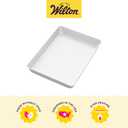 Wilton 11 x 15 Inch Aluminum Baking Sheet Pan, 2-Inch Deep Cake Pan, Even Heating, Rust-Resistant, Professional Quality