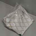 Embroidered Hourglass Large Lamp Shade 16" Top x 16" Bottom x 11" High (Spider) Replacement with Harp and Finial - Springcrest (Off-White)