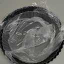 2 Pack(9.5 Inch) Round High-Sided Tart Pan with Removable Loose Bottom, Deep-Dish Pie Non-stick Carbon Steel Quiche Pan