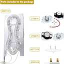 WP3387747 3387747 Dryer Heating Element Kit-Compatible With Whirlpool Cabrio Kenmore He2 Kenmore Elite He3 Maytag Dryers- GEW9250PW0 GEQ9800PW1 WD05X30818 GEQ9800PW2 GEQ9800PW1 MEDB835DW4 By TOMOON