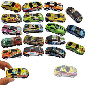 18Pcs Metal Pull Back Racing Car Toy Die Cast Race Cars Vehicles Friction Powered Toddler Boy Toys 2.7 Inch