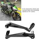 Aramox Universal 7/8" Motorcycle Hand Guards, Aluminum Alloy Handlebar Brake & Clutch Protector for Dirt Bike, ATV, Pit Bike, CRF KLX KX (Black)