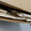 Bookmark Display for 2.2'' Bookmark, Portable Sticker Holder, Adjustable Stand, Curved Pockets Greeting Card Display for Business Vendor, Retail Store Shop(12 Pockets,Wood)