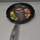 OXO Enhanced 12" Frying Pan Skillet, PFAS-Free Ceramic Nonstick, Durable Hard Anodized Cookware, Scratch Resistant, Stainless Steel Handle, Good Grips, Dishwasher & Oven safe, Black